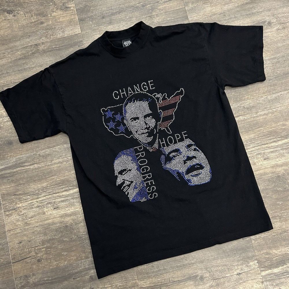 2008 Obama Biden Election Shirt 2XL Inauguration Hope Change Progressβ Gems